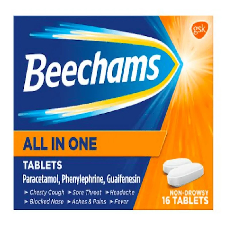 Beechams All In One 16 Tablets