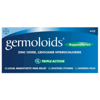 Germoloids Suppositories Standard – 12 Suppositories