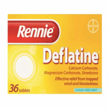 Rennie Deflatine Sugar Free Mint – 36 Tablets